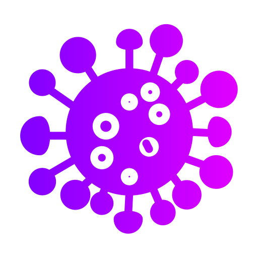 virus Generic gradient fill icoon