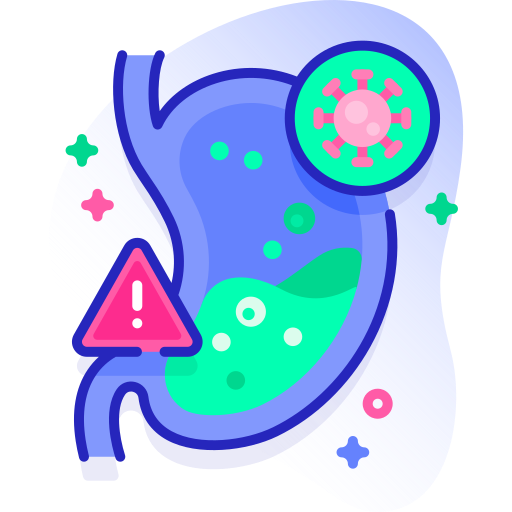 Bloating Special Ungravity Lineal color icon