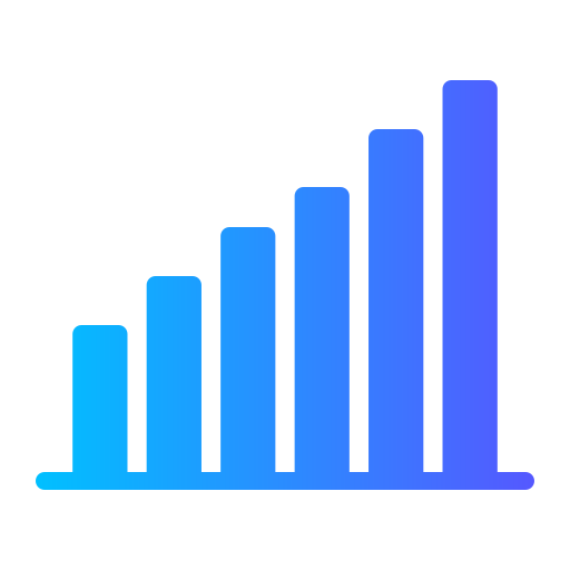Chart Generic gradient fill icon