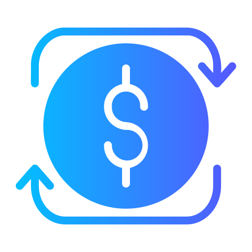 geld banking Generic gradient fill icon