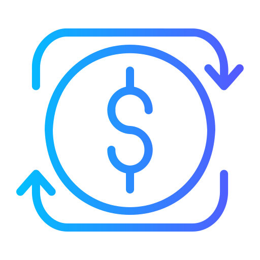 bankowość pieniężna Generic gradient outline ikona