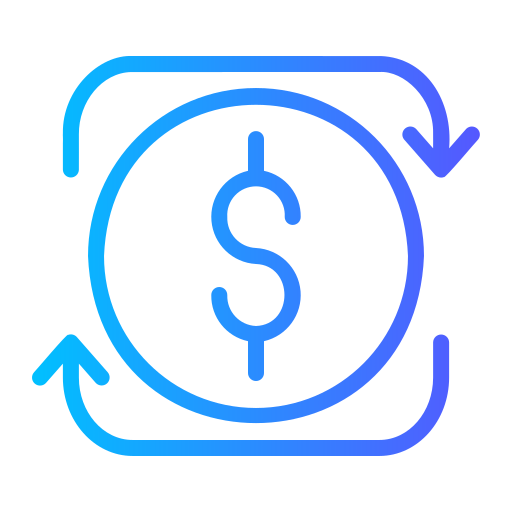 banca de dinero Generic gradient outline icono