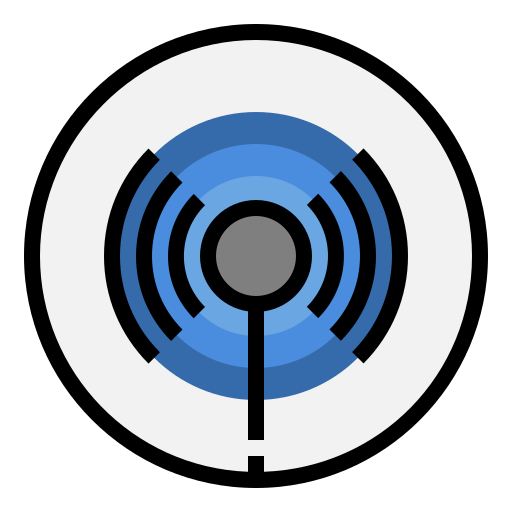 punto di accesso wireless Generic color lineal-color icona