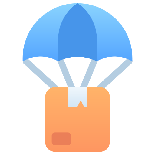 parachute Generic gradient fill icon