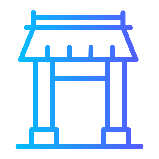Temple Generic gradient outline icon