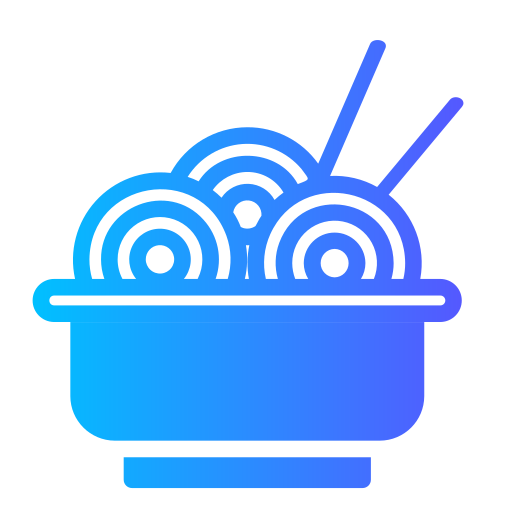 chinese food Generic gradient fill icono