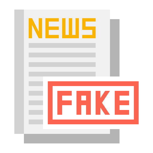 Fake news Generic color fill icon
