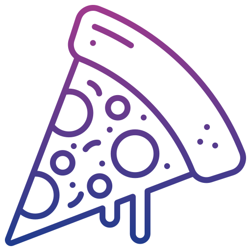 pizza Generic gradient outline Icône