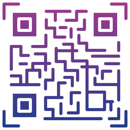 Сканирование qr-кода Generic gradient fill иконка