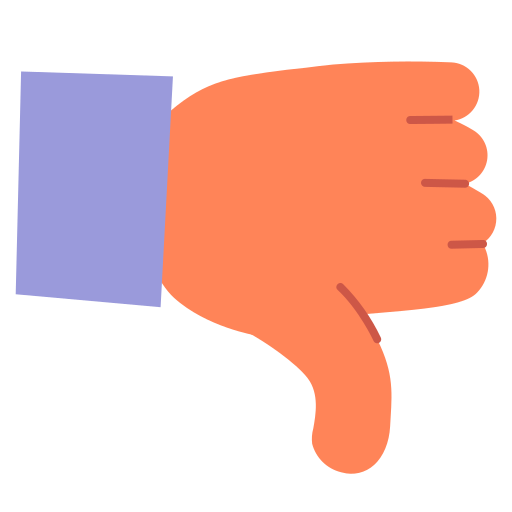 Thumb down Generic Flat icon