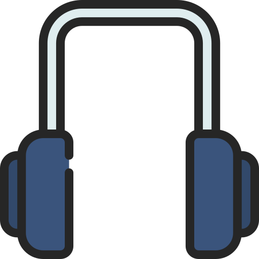 Music headphones Juicy Fish Soft-fill icon