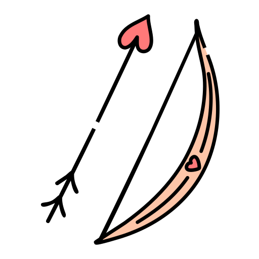 flecha de cupido Generic color lineal-color Ícone