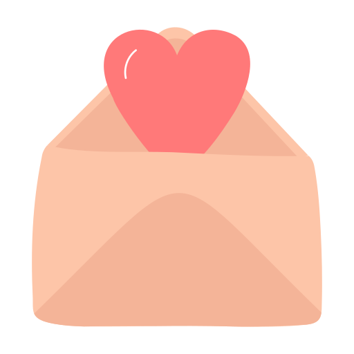 carta de amor Generic color fill icono