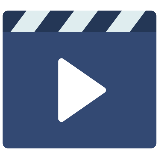 videoplayer Juicy Fish Flat icon