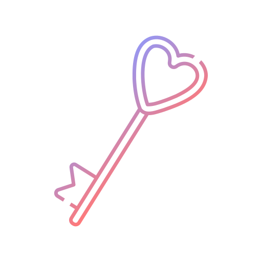 chave do amor Generic gradient outline Ícone