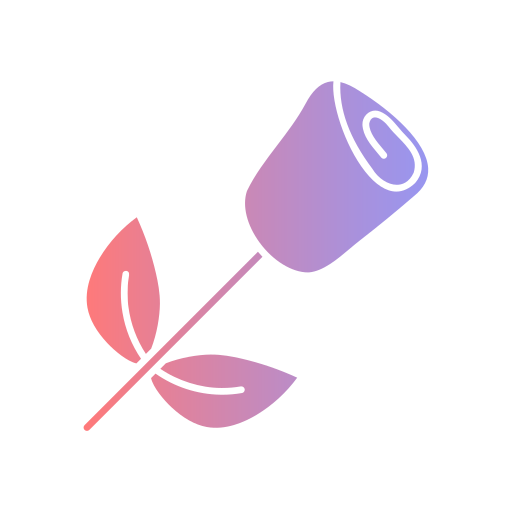 rosa Generic gradient fill icono