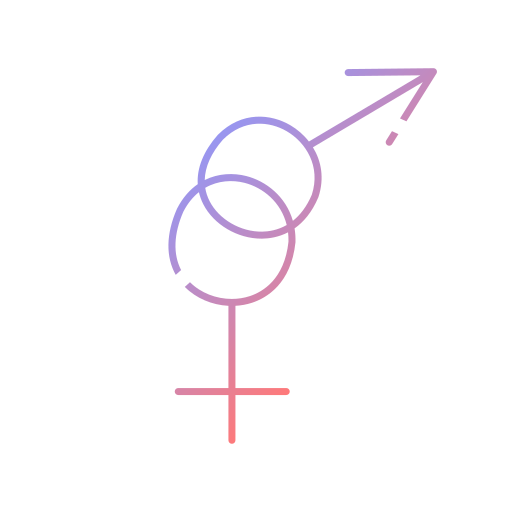 성별 Generic gradient outline icon