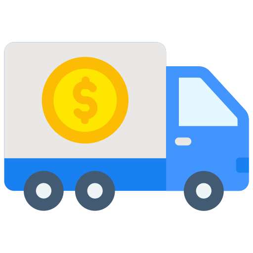 Bank truck Generic color fill icon