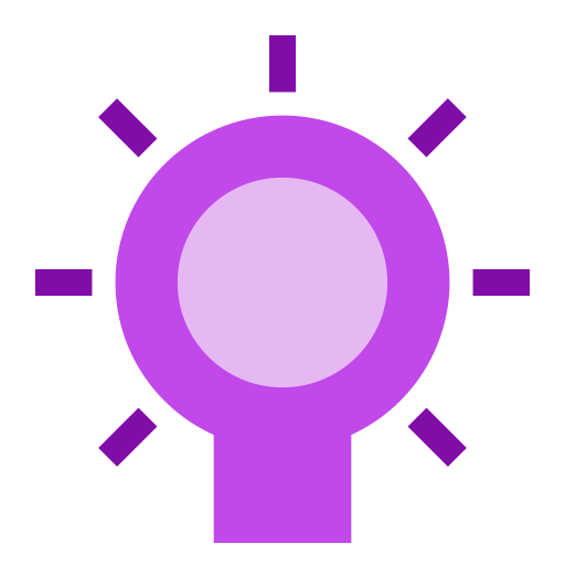 Bulb Generic color fill icon