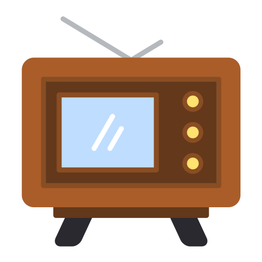 telewizja Generic color fill ikona
