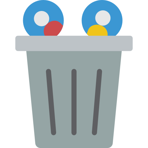 Garbage Basic Miscellany Flat icon