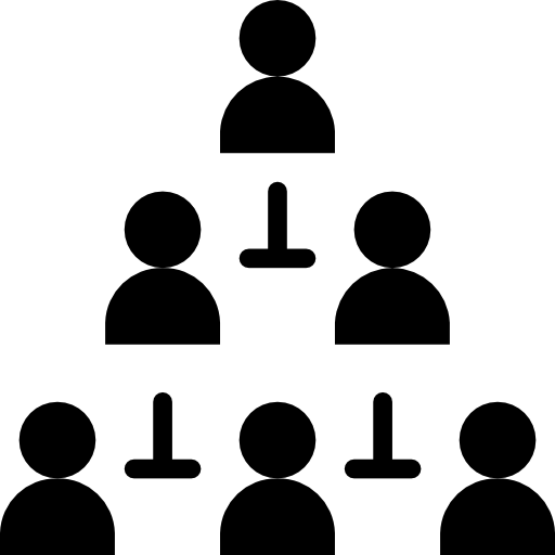 struktura hierarchiczna Basic Miscellany Fill ikona