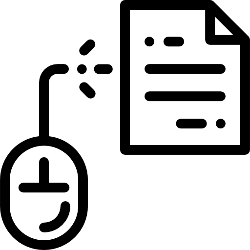 딸깍 하는 소리 Detailed Rounded Lineal icon