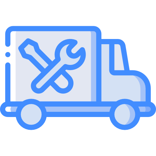 camion de livraison Basic Miscellany Blue Icône