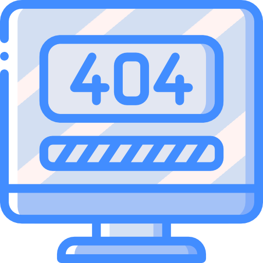 404エラー Basic Miscellany Blue icon