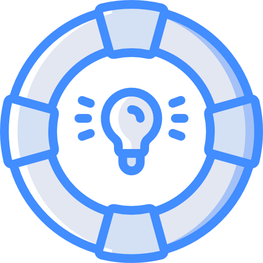 ヘルプ Basic Miscellany Blue icon