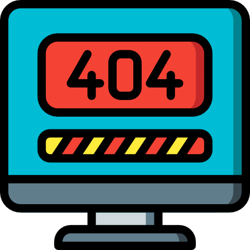 błąd 404 Basic Miscellany Lineal Color ikona