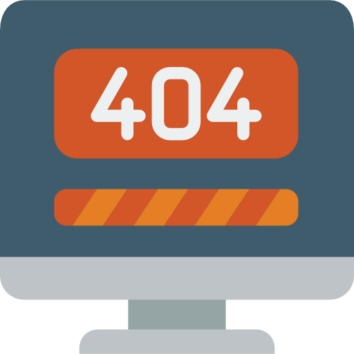 errore 404 Basic Miscellany Flat icona