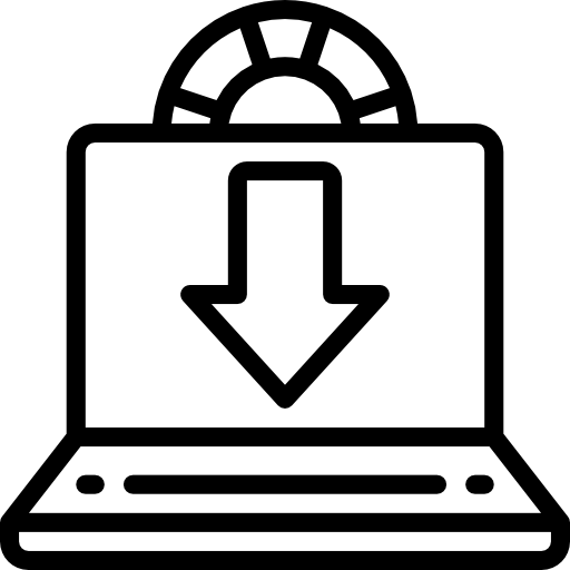 ordenador portátil Basic Miscellany Lineal icono