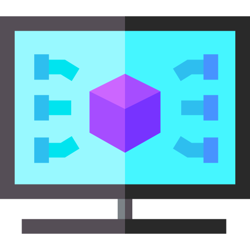 ソフトウェア Basic Straight Flat icon