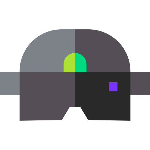 vr-шлем Basic Straight Flat иконка