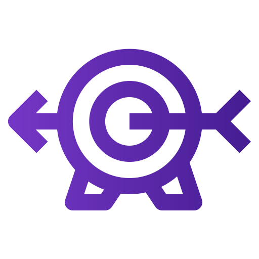 目標 Generic gradient outline icon