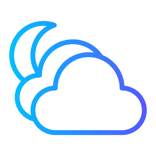 Cloud Generic gradient outline icon