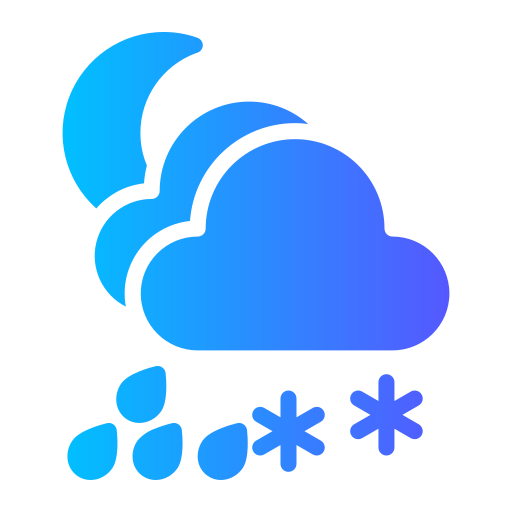 nieve Generic gradient fill icono