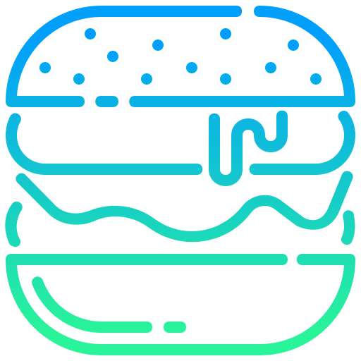 Hamburgers Generic gradient outline icon