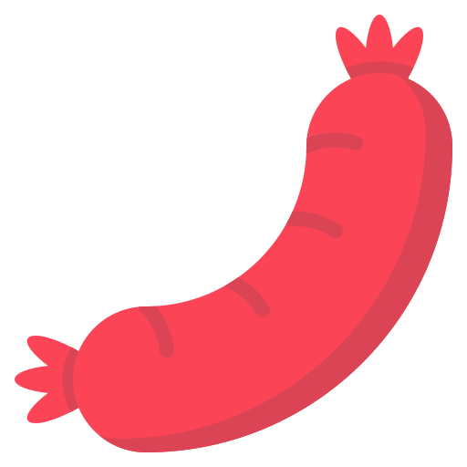 Sausages Generic color fill icon