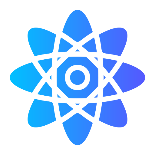 Atom Generic gradient fill icon
