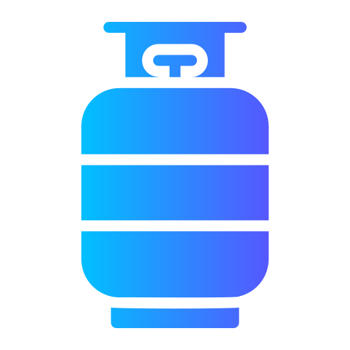 cilindro de gas Generic gradient fill icono