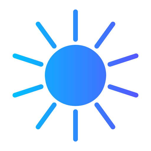 태양 Generic gradient fill icon