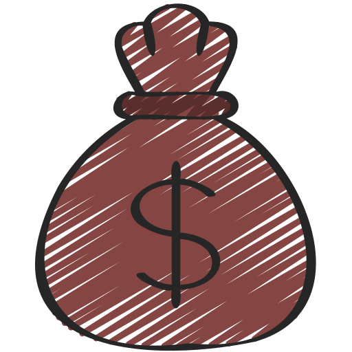 Money bag Juicy Fish Soft-fill icon