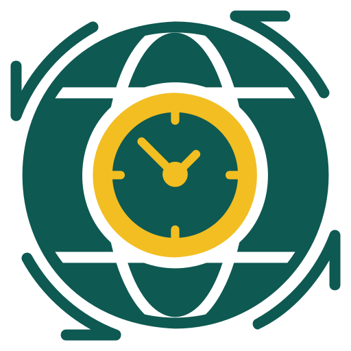 Time zone Generic color fill icon