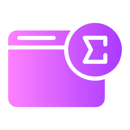 summe Generic gradient fill icon