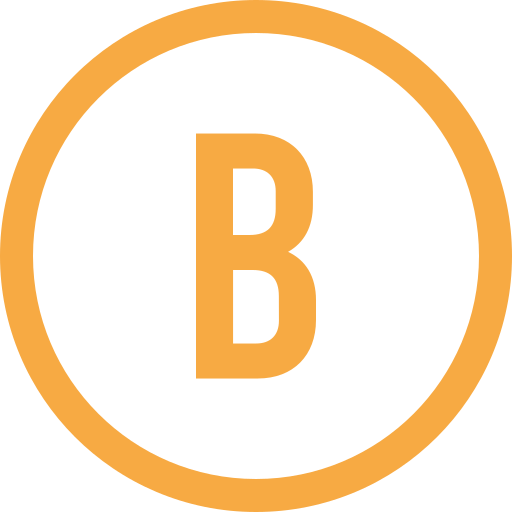 문자 b Generic color outline icon