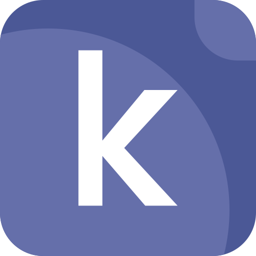 letra k Generic color outline icono