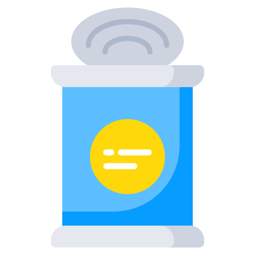 Tin can Generic color fill icon