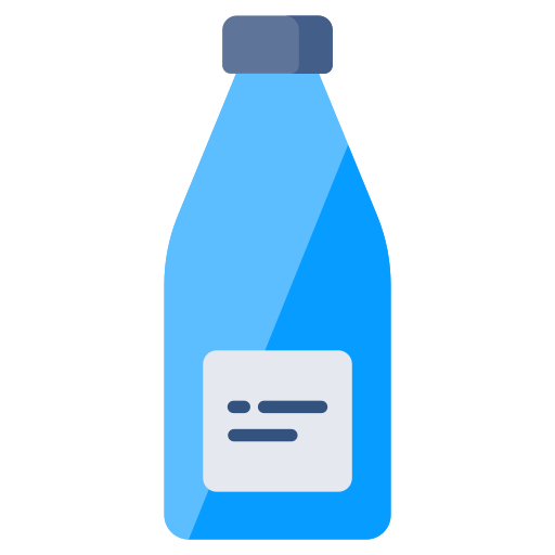 Milk bottle Generic color fill icon